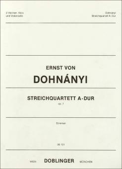 Streichquartett A-Dur Op. 7 Op. 7 