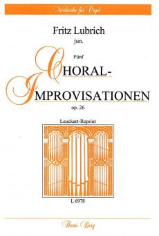 Fünf Choral-Improvisationen op. 26 