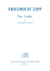Vier Lieder 