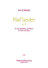 Fünf Lieder 