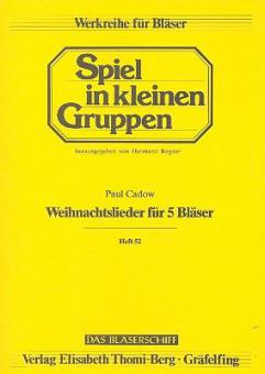 Weihnachtslieder für 5 Bläser 