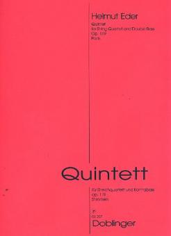 Quintett für Streichquartett und Kontrabass op. 119 