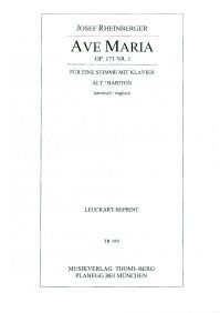 Ave Maria op. 171 Nr. 1 (Lat. /Engl.) 