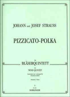 Pizzicato-Polka für Bläserquintett 