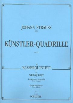 Künstler-Quadrille für Bläserquintett op.201 