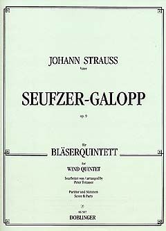 Seufzer-Galopp für Bläserquintett op.9 