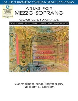 Arias for Mezzo-Soprano 