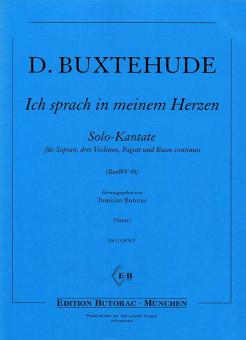 Ich sprach in meinem Herzen BuxWV 49 