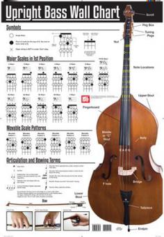 Upright Bass Wall Chart 