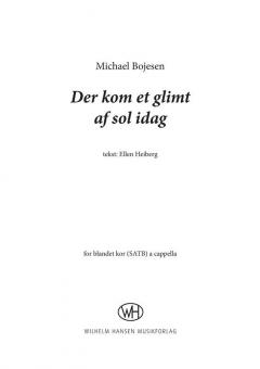 Der Kom et Glimt Af Sol Idag 