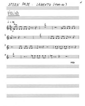 Lamento For Piano Quartet 