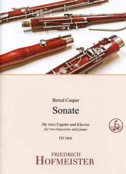 Sonate für 2 Fagotte und Klavier 