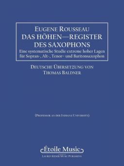 Das Höhen-Register des Saxophons 