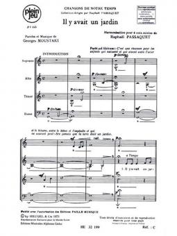 Il Y Avait Un Jardin 