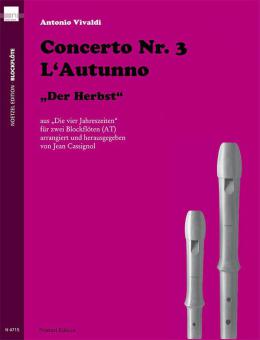 Concerto Nr. 3 L'Autunno 'Der Herbst' 