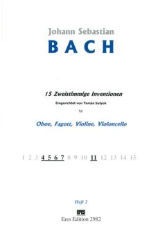 15 Zweistimmige Inventionen 