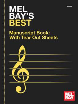 Mel Bay's Best Manuscript Book, 12 Stave 