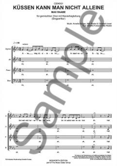 Küssen kann man nicht alleine 