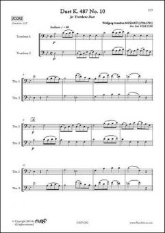 Duet K 487 No. 10 