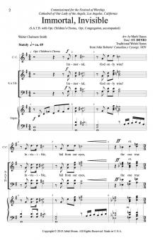 Immortal, Invisible, God Only Wise 