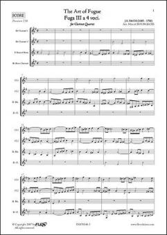 The Art of Fugue BWV1080 Fuga III 