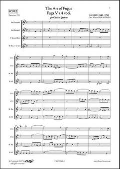 The Art of Fugue BWV1080 Fuga V 