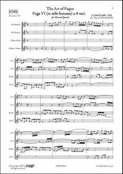 The Art of Fugue BWV1080 Fuga VI 