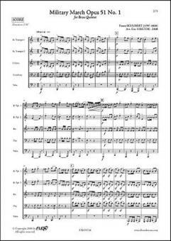 Military March Op. 51 No. 1 