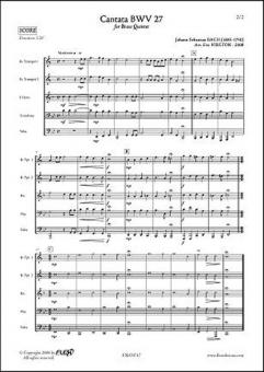 Cantata BWV 27 