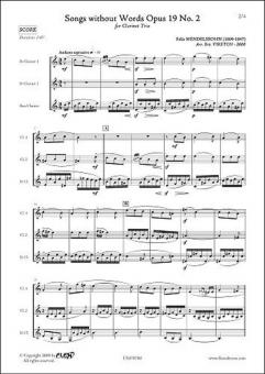 Songs without Words Op. 19 No. 2 