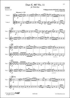 Duet K 487 No. 11 