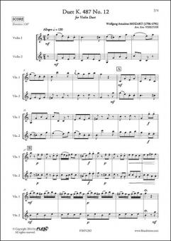 Duet K 487 No. 12 