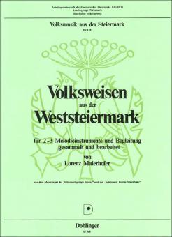 Volksweisen aus der Weststeiermark Heft 8 