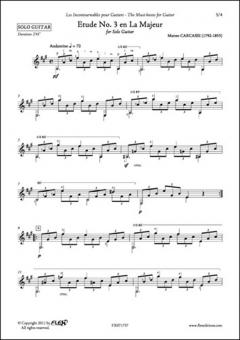 Study No. 3 in A Major 