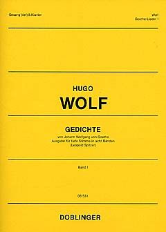 Gedichte von Johann Wolfgang von Goethe tief Heft 1 