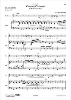 Chanson Clarinette 