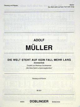 Die Welt steht auf kein Fall mehr lang (Kometenlied) 