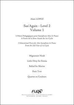 Sax'Again Level 2 - Volume 1 