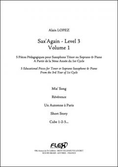Sax'Again Level 3 - Volume 1 
