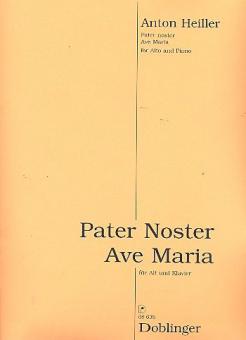 Pater noster und Ave Maria f. Alt-Stimme u. Klav. 