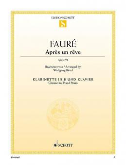 Après un rêve op. 7/1 Standard
