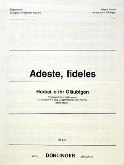 Adeste fideles Herbei, o ihr Gläubigen 