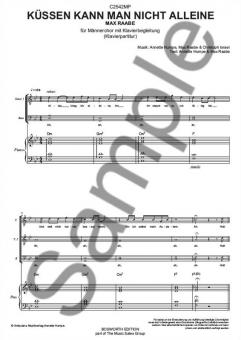 Küssen kann man nicht alleine 