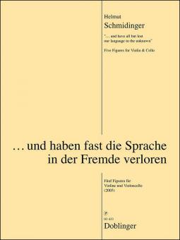 ...und habe fast die Sprache in der Fremde verloren 