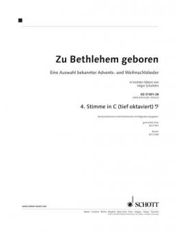 Zu Bethlehem geboren Standard