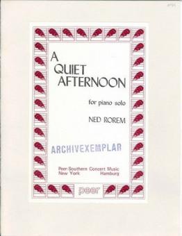 A Quiet Afternoon 