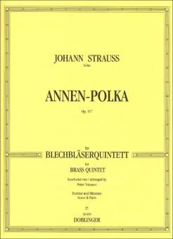 Annen-Polka op. 117 für Blechbläserquintett 