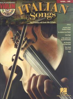 Violin Play-Along Vol. 39: Italian Songs 