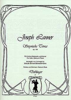 Steyrische Tänze Ländler, f. Klaviertrio op. 165 