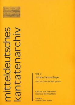 Also hat Gott die Welt geliebt 